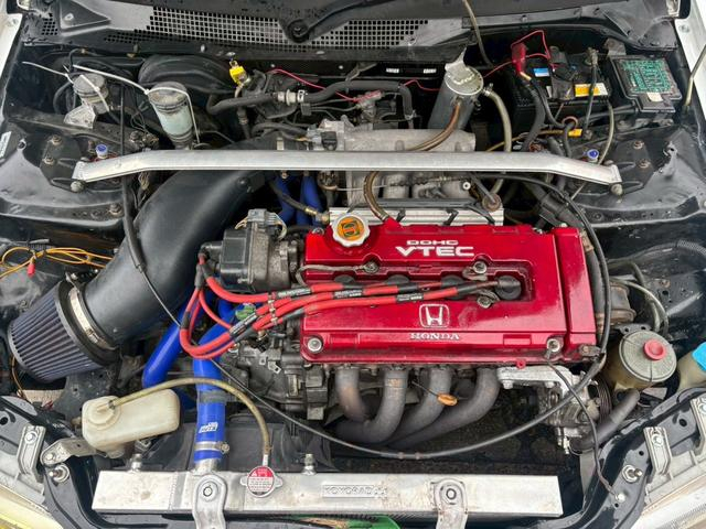 B18C Vtec engine of EG6 CIVIC SiR2.