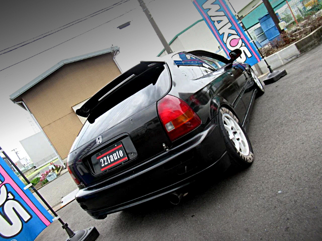Rear exterior of EK9 CIVIC TYPE-R.