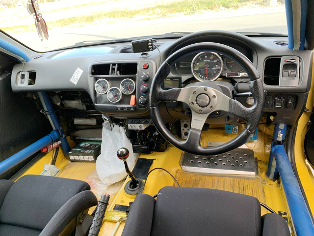 Interior of EK9 CIVIC TYPE-R.
