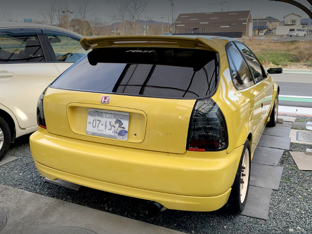Rear exterior of EK9 CIVIC TYPE-R.