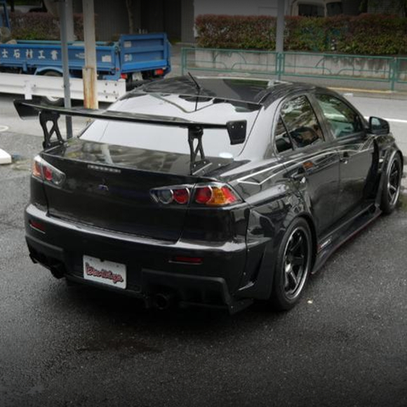 Rear exterior of CZ4A LANCER EVOLUTION X GSR.