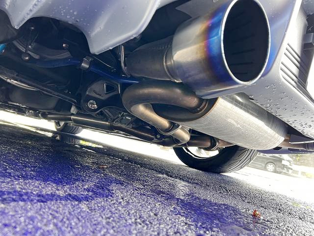 Aftermarket exhaust muffler.