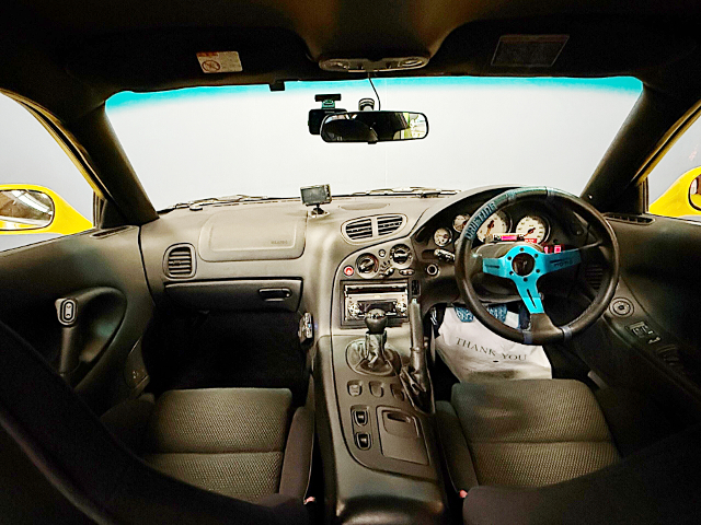 Interior of FD3S RX-7 TYPE-R.
