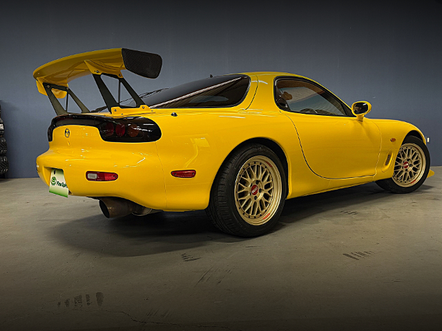 Rear exterior of FD3S RX-7 TYPE-R.