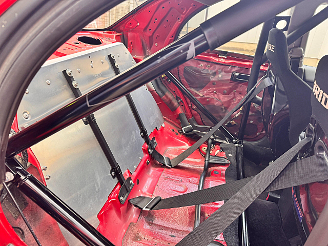 Roll cage of WIDEBODY GDB IMPREZA WRX STI SPEC-C.
