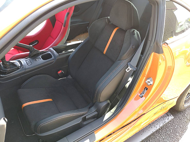 Interior seats of ZN8 GR86 RZ 10th ANNIVERSARY LIMITED.