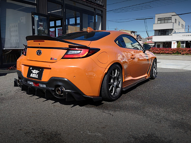 Rear exterior of ZN8 GR86 RZ 10th ANNIVERSARY LIMITED.