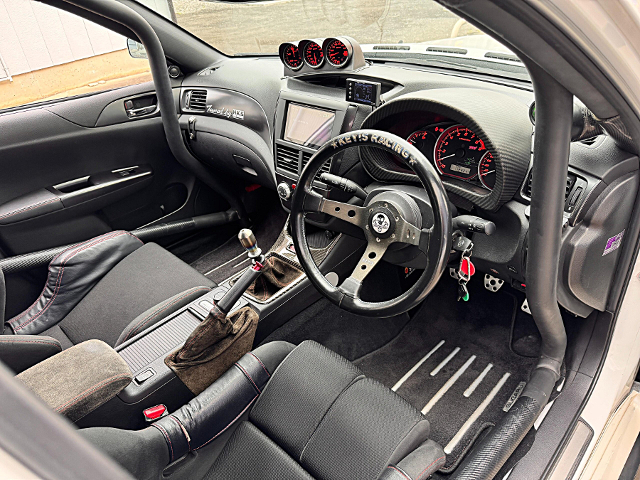 Interior of GVB IMPREZA WRX STI SPEC-C.