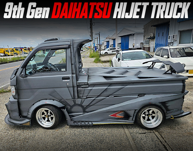 Custom paint and Widebody modified 9th Gen DAIHATSU HIJET TRUCK.