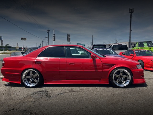Side exterior of WIDEBODY JZX100 CHASER TOURER-V.