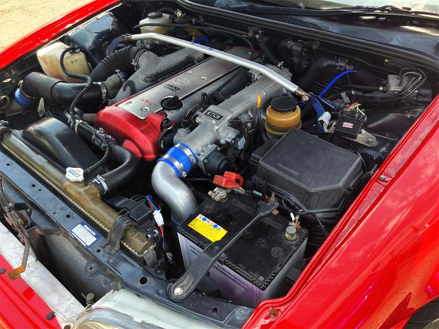 VVT-i 1JZ turbo engine of WIDEBODY JZX100 CHASER TOURER-V.