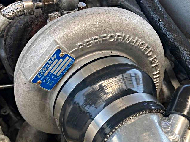 TRUST T67-25G turbo on 1JZ-GTE.