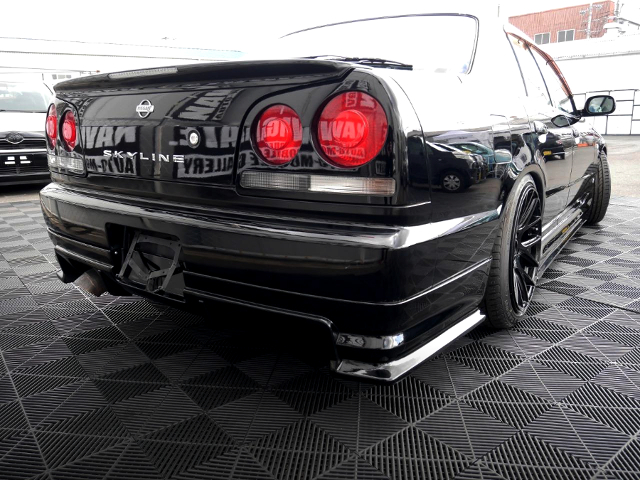Rear exterior of R34 SKYLINE 4-DOOR.