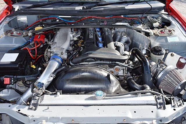 SR20DET turbo engine.