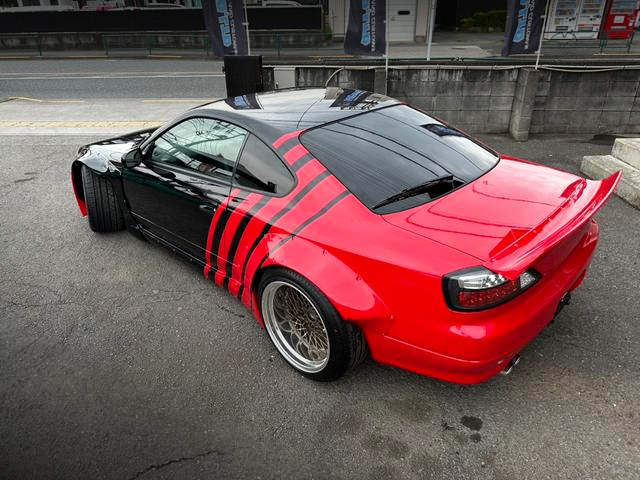 Rear exterior of ROCKET BUNNY WIDEBODY S15 SILVIA SPEC-S AERO.