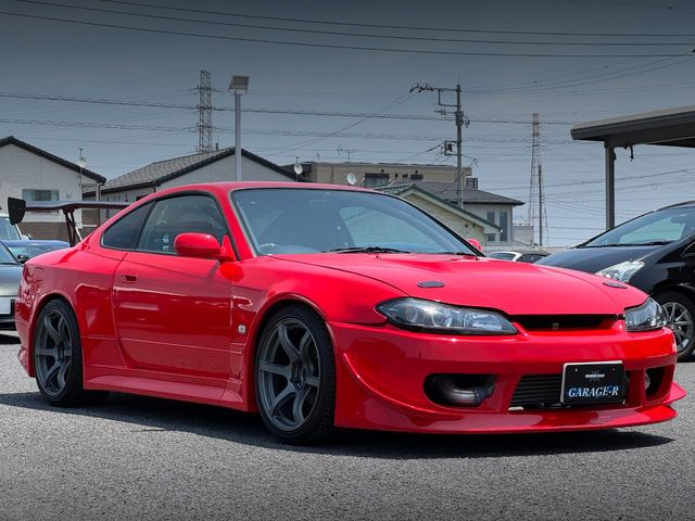 Front exterior of VERTEX RIDGE WIDEBODY S15 SILVIA.