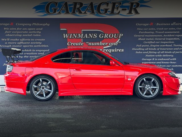 Side exterior of VERTEX RIDGE WIDEBODY S15 SILVIA.