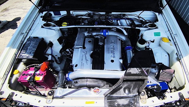 RB25DET with GREDDY T620Z TURBO.
