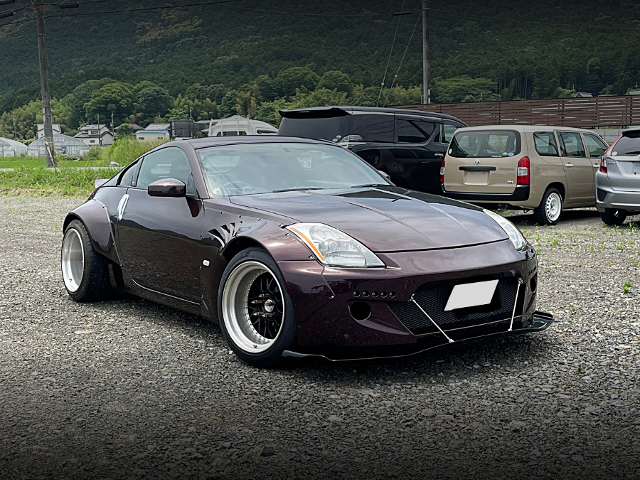 Front exterior of ROCKET BUNNY WIDEBODY Z33 FAIRLADY Z.