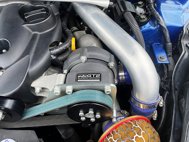 HKS GT2 supercharger on VQ35DE.