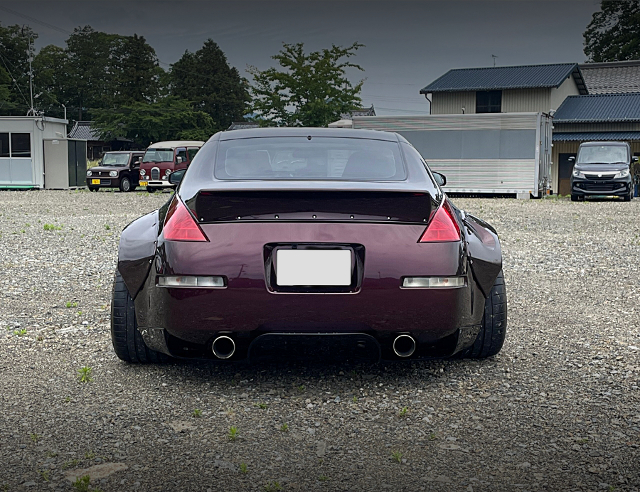 Rear exterior of ROCKET BUNNY WIDEBODY Z33 FAIRLADY Z.