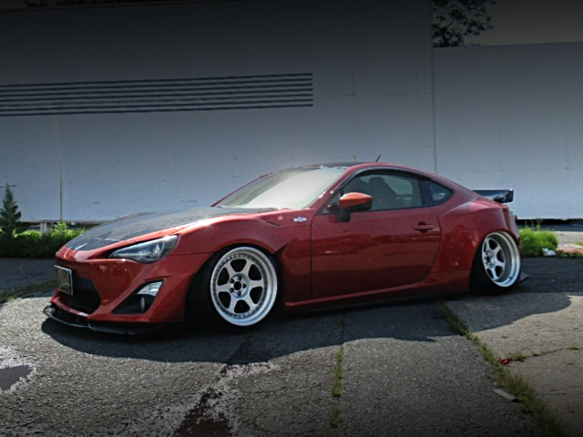 Front exterior of WIDEBODY ZN6 TOYOTA 86GT.