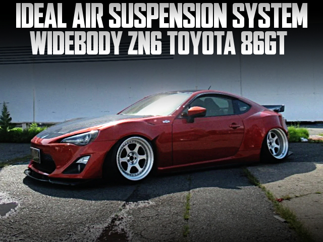 IDEAL AIR SUSPENSION SYSTEM, in the WIDEBODY ZN6 TOYOTA 86GT.
