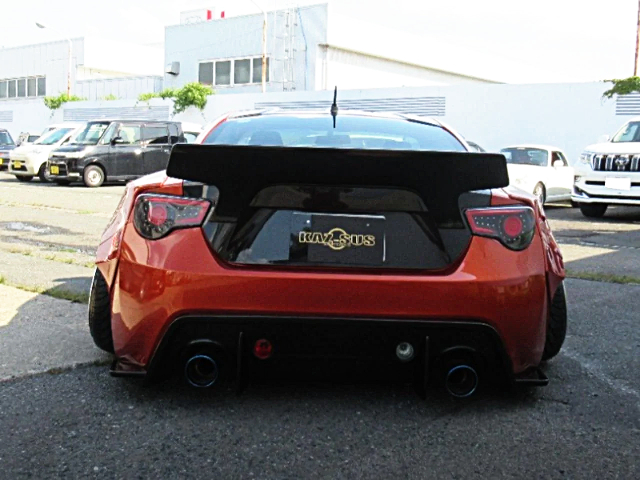 Rear exterior of WIDEBODY ZN6 TOYOTA 86GT.