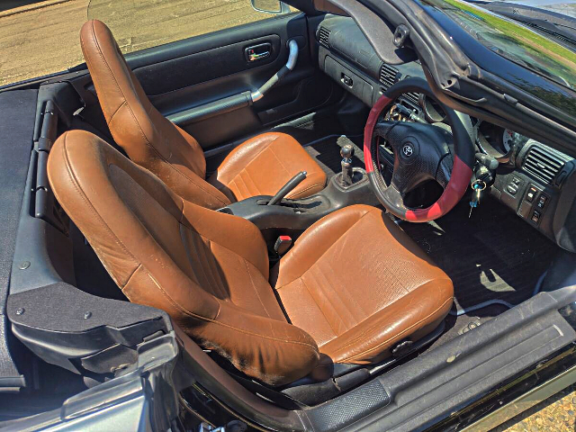 Interior of ZZW30 TOYOTA MR-S S-EDITION.