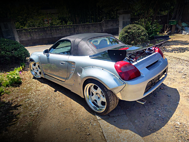 Rear exterior of ZZW30 TOYOTA MR-S S-EDITION.