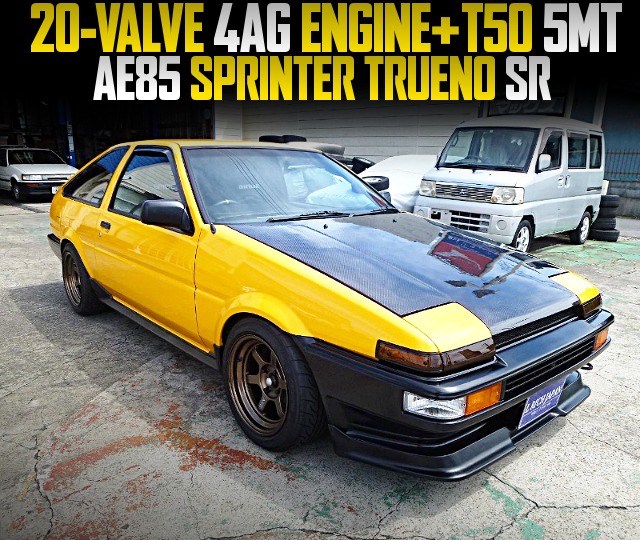 20-VALVE 4AG ENGINE and T50 5MT swapped AE85 SPRINTER TRUENO SR.