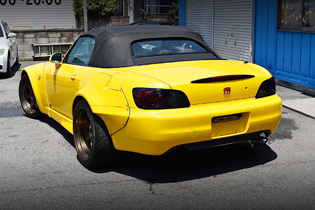Rear exterior of M and M HONDA HYPER WIDEBODY AP1 HONDA S2000.