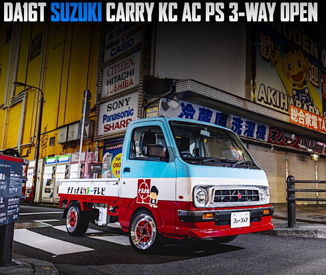 Fusion Custom DEMO CAR of DA16T SUZUKI CARRY KC AC PS 3-WAY OPEN.