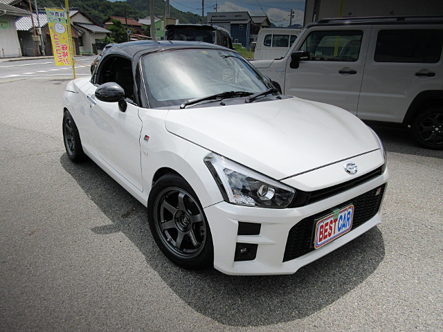 Front exterior of LA400K COPEN GR SPORT.