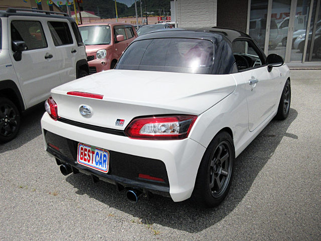Rear exterior of LA400K COPEN GR SPORT.