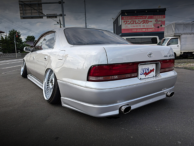 Rear exterior of Static JZS149 CROWN MAJESTA 3.0 B-TYPE.