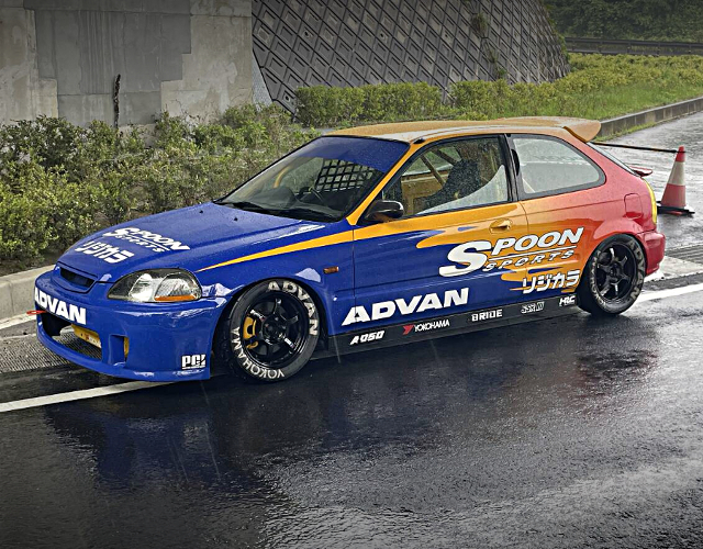 Front exterior of EK9 HONDA CIVIC TYPE-R.