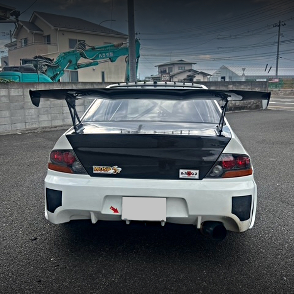 Rear exterior of WIDEBODY LANCER EVOLUTION 7 RS.