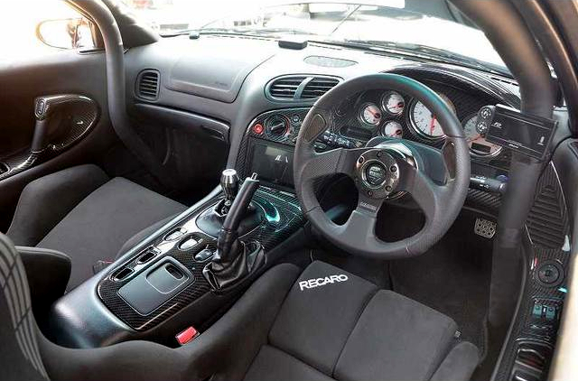 Interior of FD3S RX-7 TYPE-R BATHURST.