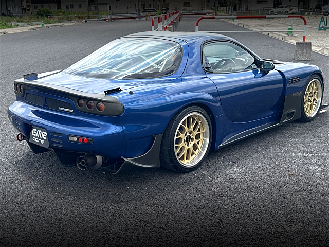 Rear exterior of WIDEBODY FD3S MAZDA RX-7.