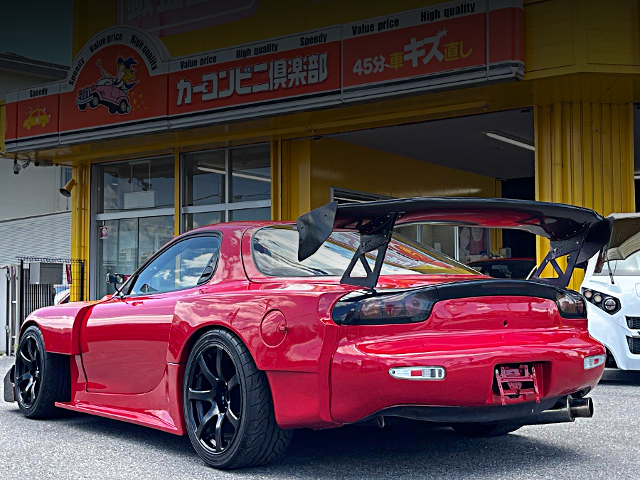 Rear exterior of WIDEBODY FD3S RX-7 TYPE-RB BATHURST.