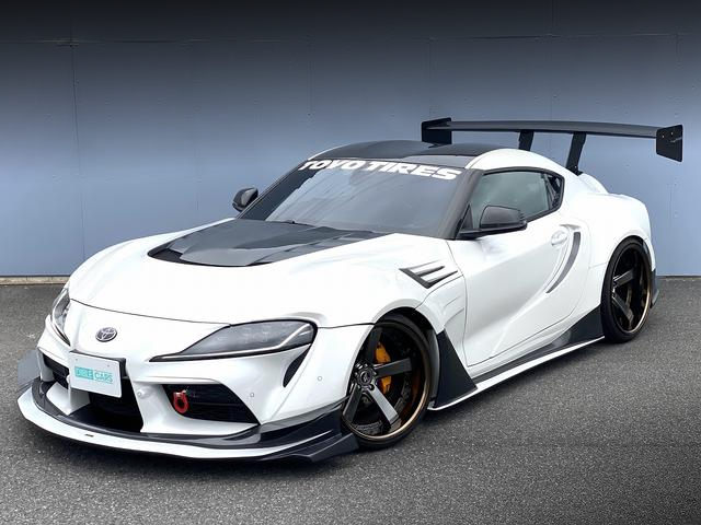 Front exterior of VARIS WIDEBODY GR SUPRA SZ.
