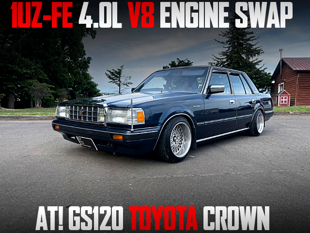 1UZ-FE 4.0L V8 ENGINE swapped GS120 TOYOTA CROWN of AT.