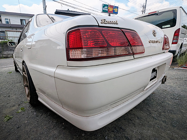 Rear exterior of GX100 TOYOTA CRESTA.
