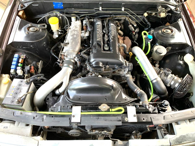 SR20DET turbo engine.