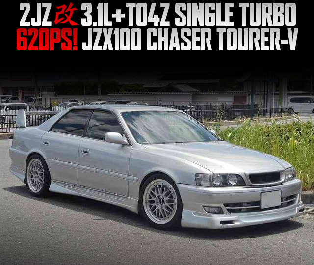 2JZ 3.1L stroker and TO4Z SINGLE TURBO in the JZX100 CHASER TOURER-V.