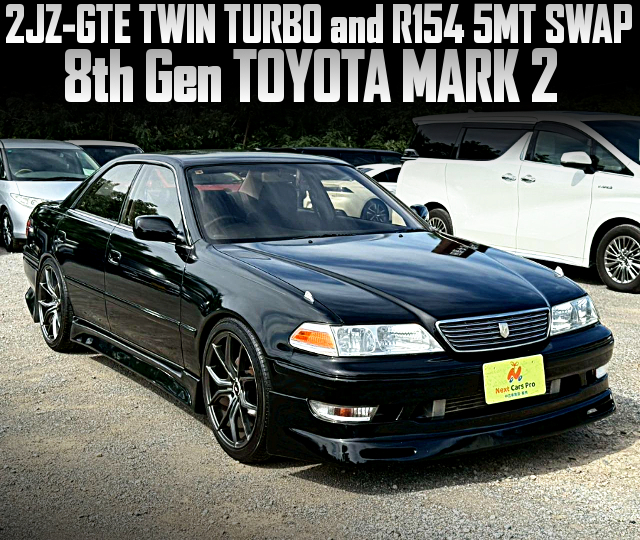 2JZ-GTE TWIN TURBO and R154 5MT swapped 8th Gen TOYOTA MARK 2.