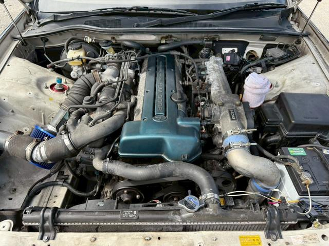 VVT-i 2JZ-GTE 3000cc twin turbo engine.