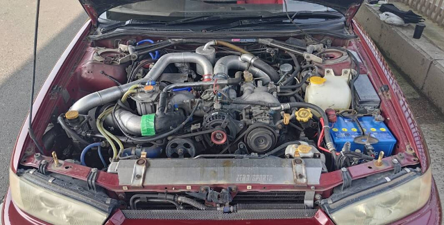 EJ20 With TRUST T518Z TURBOCHARGER.