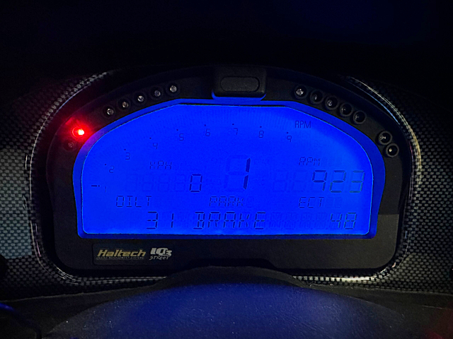 Haltech Dash logger of R34 SKYLINE GT-R V-SPEC.